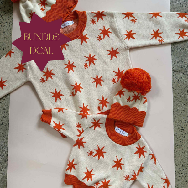 Matching Sibling Bundle - Firecracker