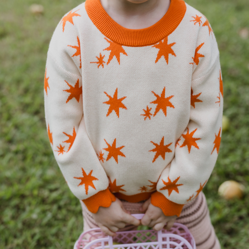 Firecracker Cotton Knit Jumper
