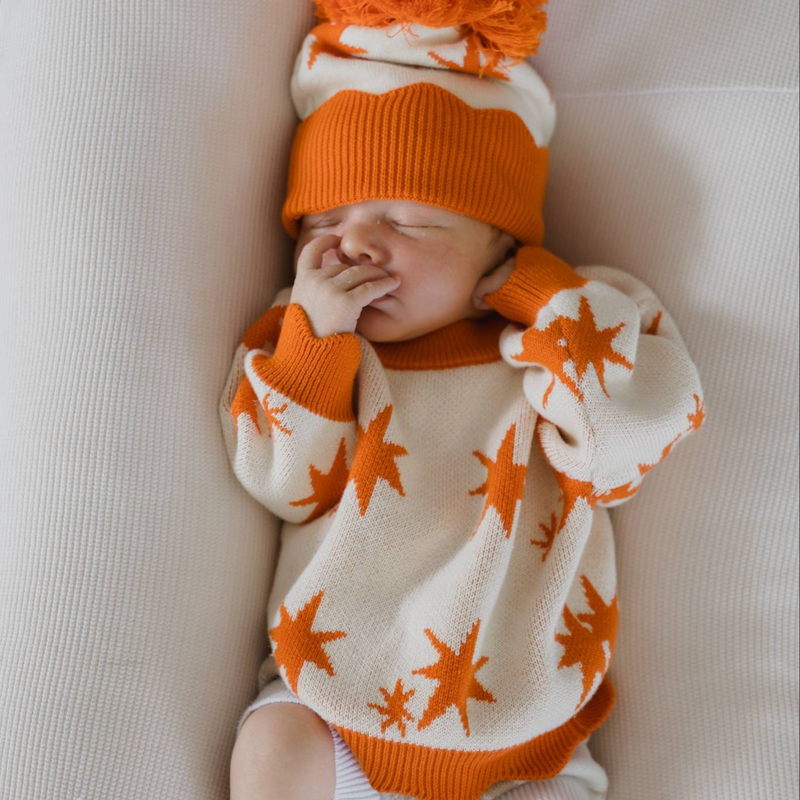 Firecracker Cotton Knit Jumper
