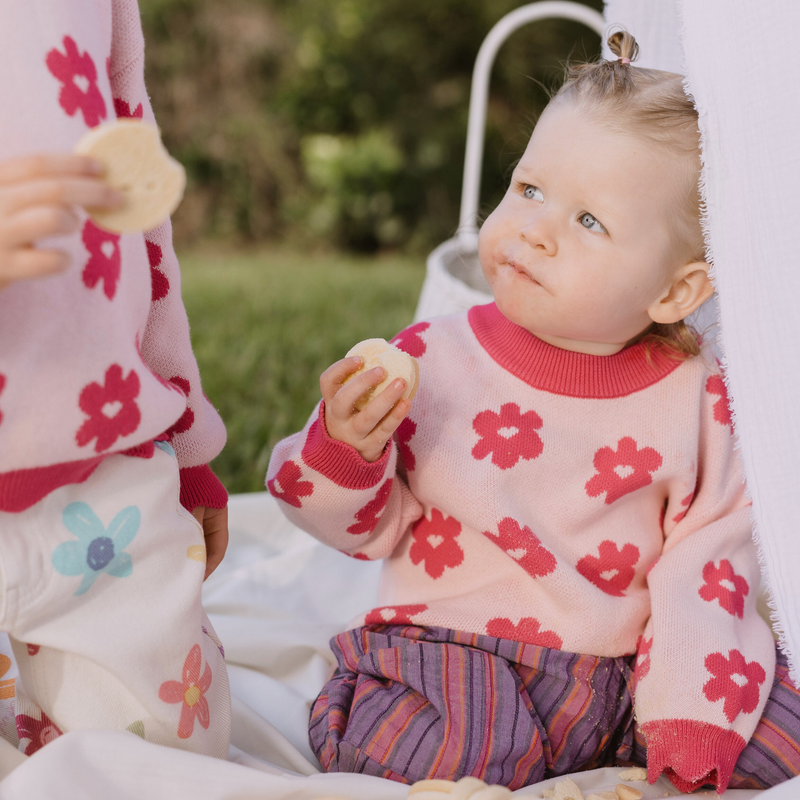 Blossom Cotton Knit Jumper
