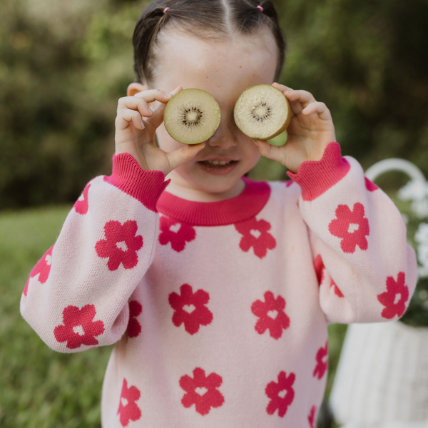 Blossom Cotton Knit Jumper