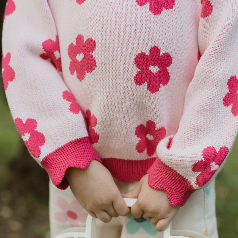 Blossom Cotton Knit Jumper