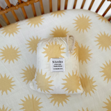 Sunshine Fitted Cot Sheet - 70% bamboo + 30% cotton