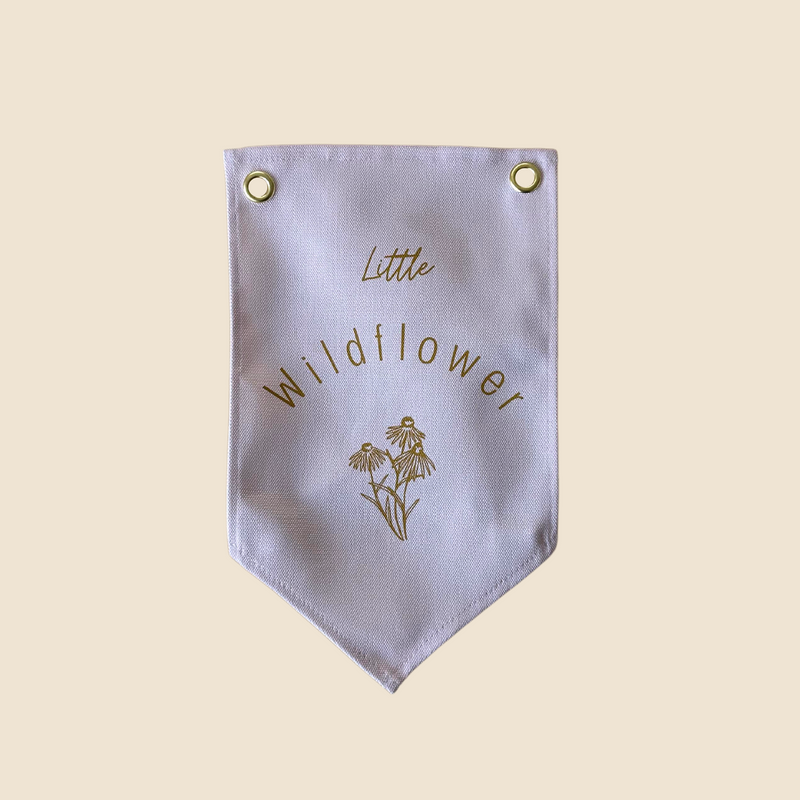 Little Wildflower Wall Banner
