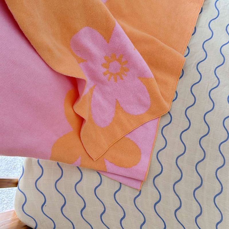 Wildflower Blanket - 100% Cotton Baby Blanket