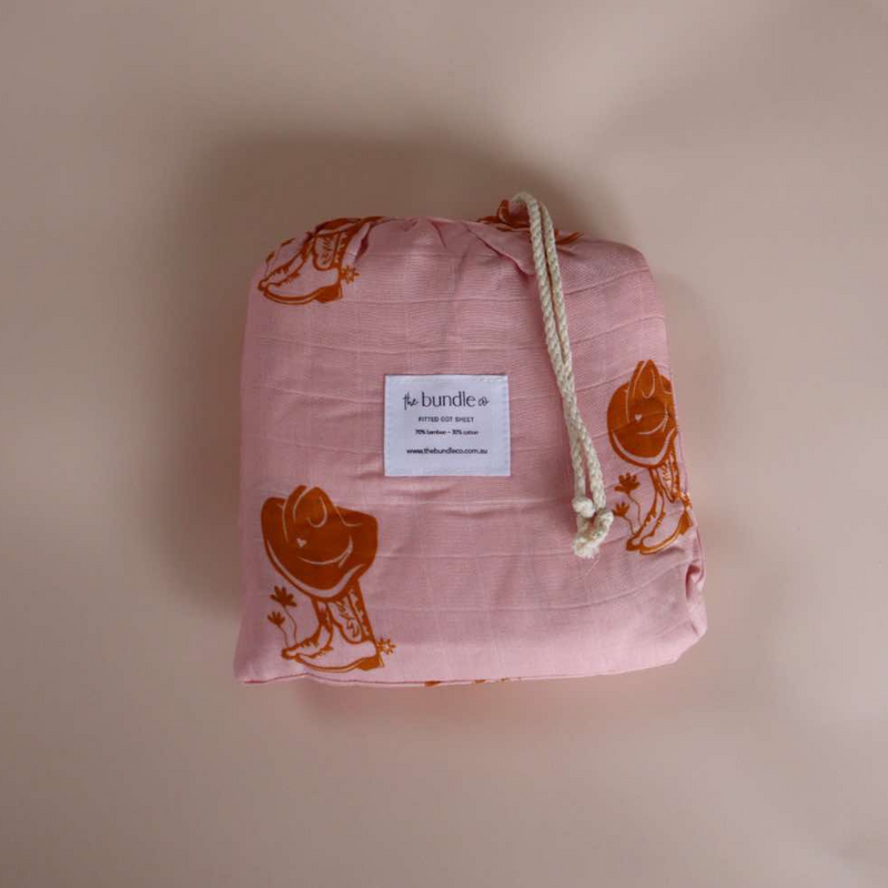 Dolly Cot Sheet - 70% Bamboo + 30% Cotton  - PRE-ORDER (Arrival July)