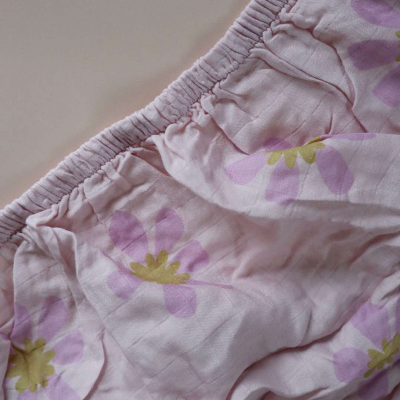 Posy Cot Sheet - 70% Bamboo + 30% Cotton