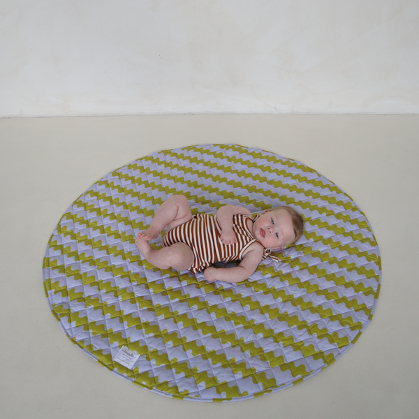 Ripple Reversible Playmat - 100% Quilted Cotton