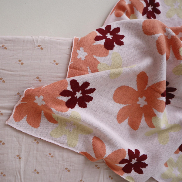 Flora Blanket - 100% Cotton Baby Blanket