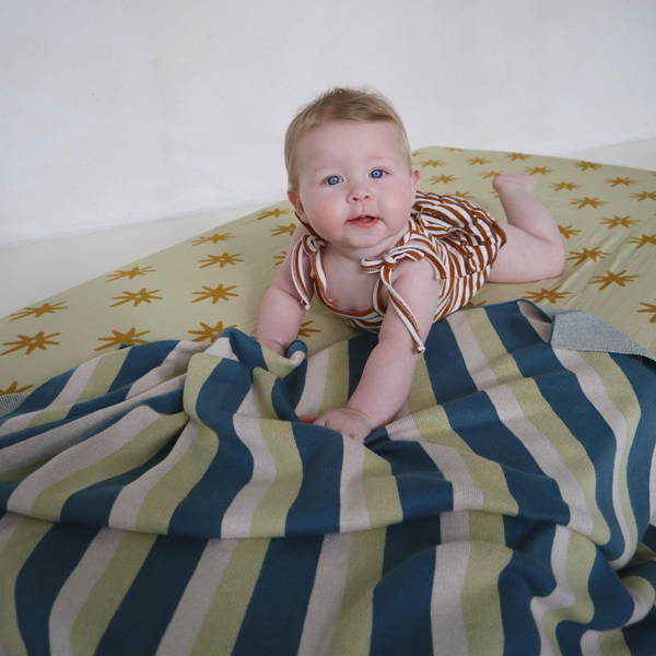 River Blanket - 100% Cotton Baby Blanket