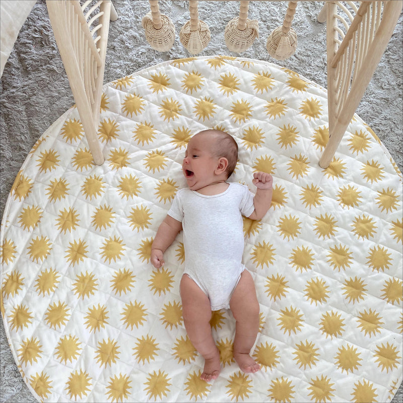 Sunshine Playmat - Quilted Cotton - PRE-ORDER for a JULY delivery