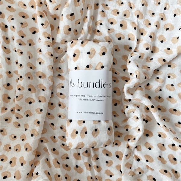 Leo Bamboo Cotton Swaddle The Bundle Co