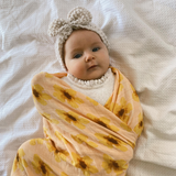 Daisy Bamboo + Cotton Swaddle
