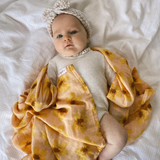 Daisy Bamboo + Cotton Swaddle